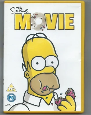 The Simpsons Movie DVD 2007 Film Rated PG Animation Comedy 83 Minutes Used - Image 1 of 4