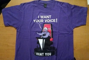 Ursula Little Mermaid The Voice mash-up t-shirt I Want Your Voice - Picture 1 of 1