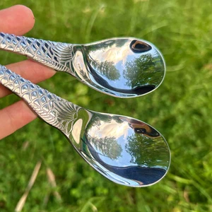 Stainless Steel Soup Spoon Deepen Large Capacity Spoon Silver Mirror Polished+ - Picture 1 of 8