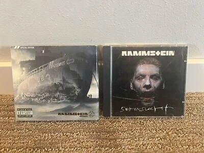 Rammstein 3 Disc CD / DVD Lot: Rosenrot Special Edition + Sehnsucht Foto 1 de 3