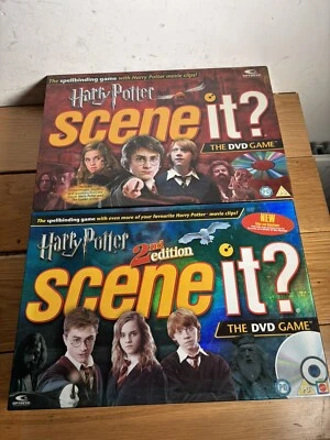 Harry Potter Scene It? DVD Game Bundle 1st and 2nd Edition 100% Complete. - Image 1 of 4