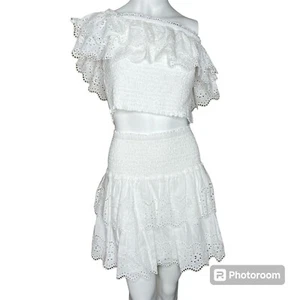 Set occhielli Lilly Pulitzer Resort White Ocean Waves Braxley taglia XL nuovi con etichette - Foto 1 di 12