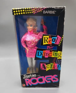 Vintage 1986 Barbie and The Rockers Dancing Action Doll Mattel NIB Sealed - Foto 1 di 16