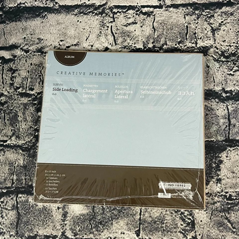 Mangas Creative Memories 8x8 carregamento lateral 12 quilates - Imagem 1 de 4