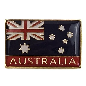 Australia Hat Pin Stick Badge Lapel Australian Flag Rectangle Souvenir NEW - Picture 1 of 3