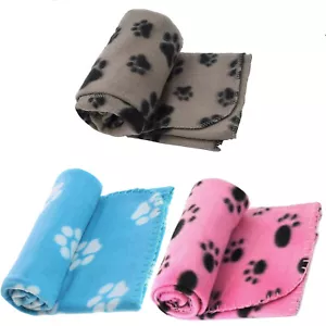More details for cosy soft pet dog cat puppy fleece blankets blanket slightly discolored reduced 