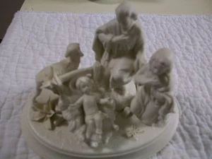Vintage Cybis Porcelain Nativity Scene Manger Creche loose Jesus & Mary & Joseph - Picture 1 of 12
