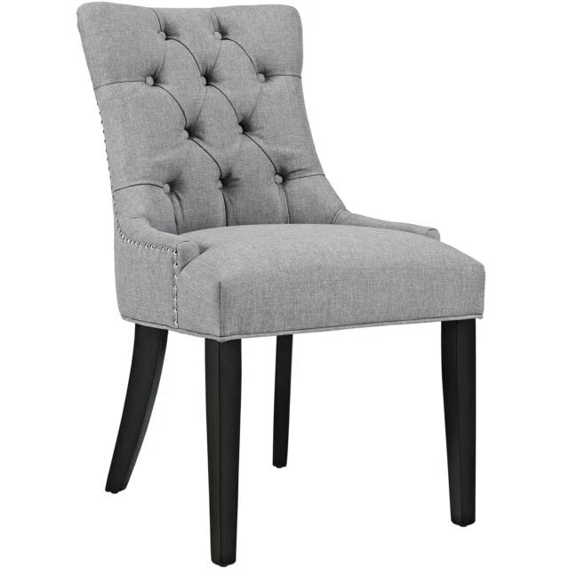 Modway Regent Tufted Fabric Dining Chair - Light Gray (EEI-2223-LGR)