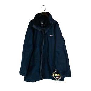 Berghaus Eclipse Ash Navy Blue Cornice II GORE-TEX® Long Jacket - Size XL - NEW