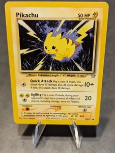 Pikachu 70/111 Pokemon TCG Neo Genesis Non-Holo Common Good condition - Picture 1 of 10