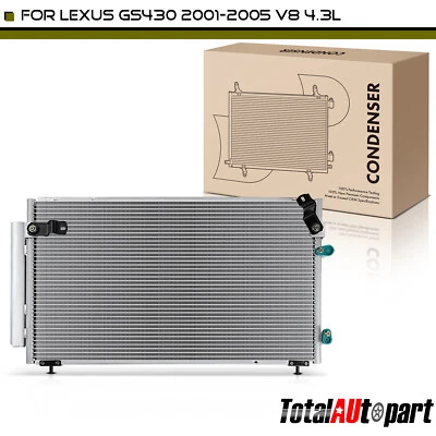 Nuevo condensador de CA con receptor secador para Lexus GS300 98-05 GS400 98-00 GS430 01-05 Foto 1 de 4