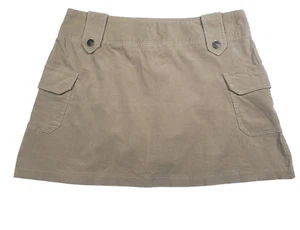 Exact Change Rock Damen Junior A-Linie Mini Stretch Taschen braun Größe 13 - Bild 1 von 10