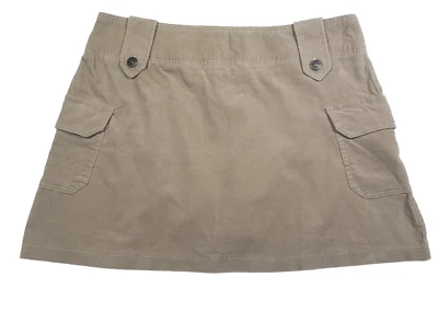 Exact Change Skirt Womens Juniors A-Line Mini Stretch Pockets Brown Size 13 - Image 1 of 4