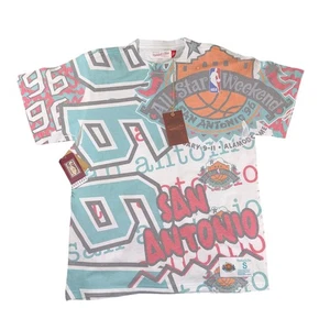 Camiseta NBA All Star Weekend San Antonio 1996 Para Hombre Pequeña Baloncesto Estampado Completo - Imagen 1 de 11