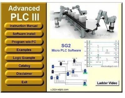 PLC Nuevo Software de Programación Fácil de Aprender Escalera Función Lógica Automatización HMI - Imagen 1 de 4