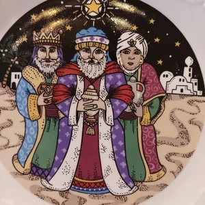 Placa de Navidad de coleccionista Domestications The Three Magos Of Spain 1998 usado en excelente estado - Imagen 1 de 4