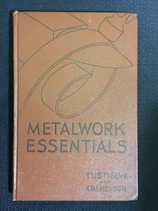 METALWORK ESSENTIALS Tustison & Kranzusch 1948 Industrial Engineering Drawing VG - Picture 1 of 8