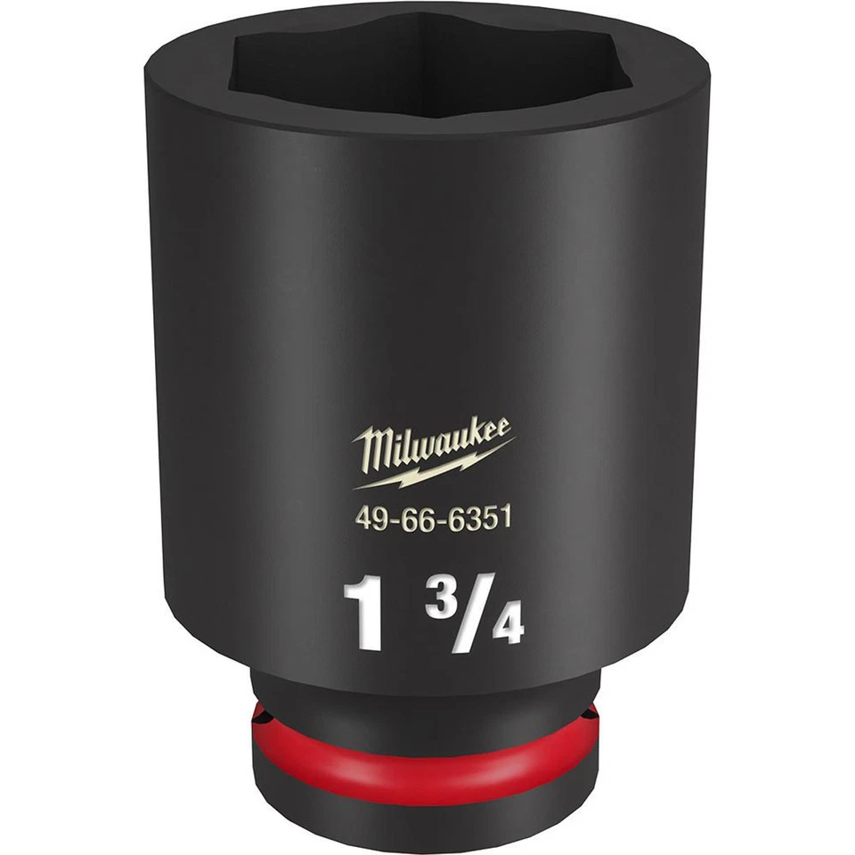 Milwaukee 49-66-6351 SHOCKWAVE Impact Duty 3/4 Drive 1-3/4 Deep 6 Point Socket - Image 1 of 1