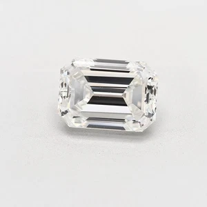 Cert. GIA 3.02 Carat Emerald Cut Natural Mined Diamond Loose I color VS2 clarity - Picture 1 of 2