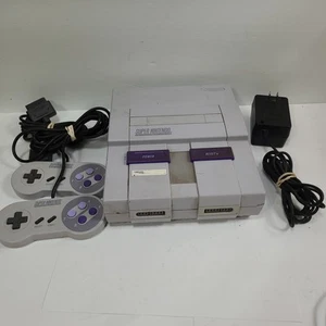 Super Nintendo SNES (SNS-001) System TESTED Console Plays Great - Picture 1 of 10