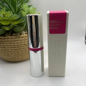 HAUS LABS by Lady Gaga Color Fuse Blush Balm Crème Glassy Pitaya (Cool Pink) NIB - Picture 1 of 4