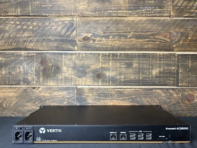 Avocent ACS8032DAC Vertiv ACS8000 32-Port Advanced Serial Console Server Dual AC - Image 1 of 4