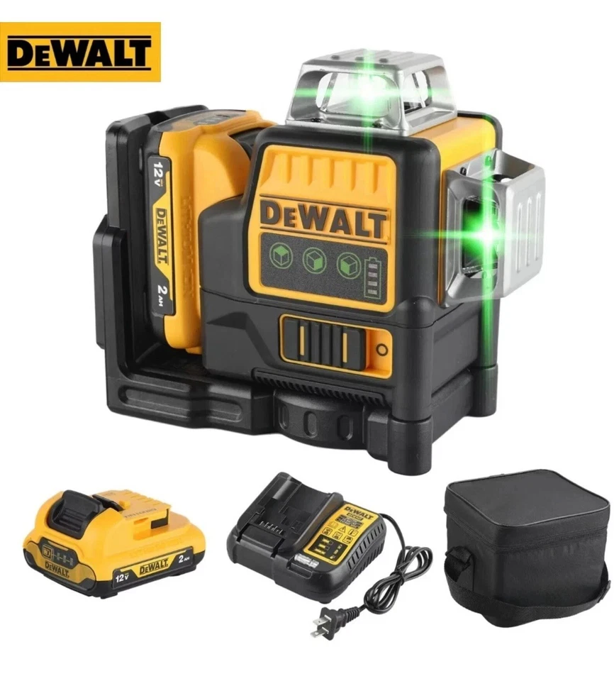 Lados Dewalt dw089lg 360 grados vertical 12v. Láser con batería y cargador  - Imagen 1 de 3