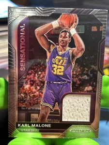 2020-21 Panini Prizm - Sensational Swatches #SSW-KML Karl Malone (MEM) - Picture 1 of 3