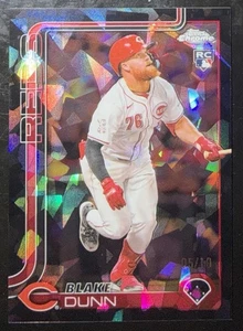 BLAKE DUNN RC BLACK /10 2025 TOPPS CHROME SAPPHIRE - Bild 1 von 2