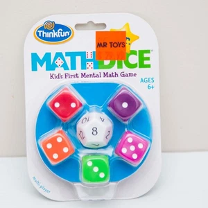 Think Fun Junior Math Dice. Ages 6+. Brand New Sealed Packaging. FREE POSTAGE. - Picture 1 of 2