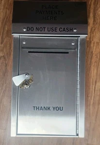 American Security Cabinets Small Payment Drop Box 400-STAINLESS - Picture 1 of 4