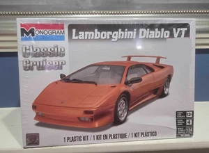 Monogram Lamborghini Diablo VT 1:24 Sealed Model Kit 85-0889 - Bild 1 von 2