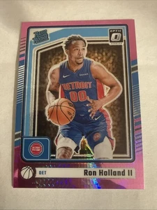 2024-25 Panini Donruss Optic - Rated Rookie #291 Ron Holland II (RC) Pink Hyper  - Bild 1 von 2