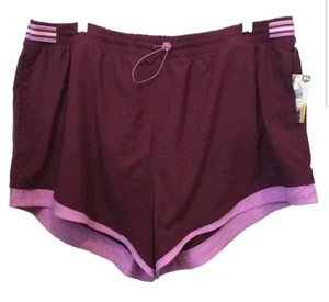 AVIA Mujer Talla XL Borgoña Absorbe Humedad Cintura Corta Elástica, Bolsillos - Imagen 1 de 3