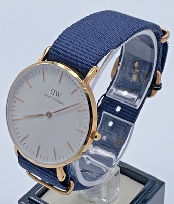 Daniel Wellington Classic Bayswater 36MM Stainless Steel & Nylon Strap Watch NOS - Image 1 of 4