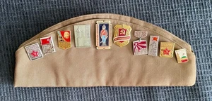 Russische Sowjetische UdSSR Armee Militär Uniform Souvenir Pilotka Mütze Cap - Bild 1 von 10