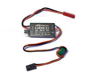 Henge 6A 2S - 6S entrada UBEC BEC conmutable salida 5V/6V/7,4V - stock del Reino Unido - Imagen 1 de 2