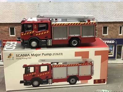 TINY CITY TINY HONG KONG 1-76 New Generation Scania Major Pump (F2623) Tiny City/ Tiny Diecast