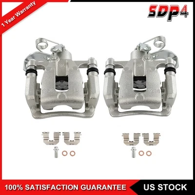 Conjunto de pinzas de freno traseras con soporte para Hyundai Accent 2012-2017 Foto 1 de 4