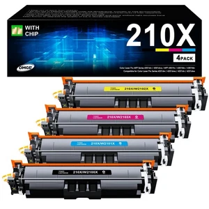 210X 210A Toner 4-Pack High Yield for HP 4301fdw 4301fdn 4201dw 4201dn Printer - Afbeelding 1 van 2
