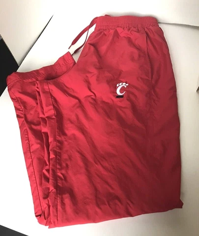 NCAA Cincinnati Bearcats adidas Red Athletic Warm Up Pants Polyester Mesh Men S Cover