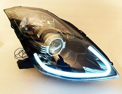 For Nissan 2003-2009 350Z Custom Projector LED Bi-Xenon Pair Headlights - Image 1 of 4