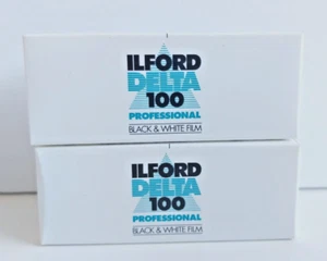 Ilford Delta 100 Black & White 120 ISO100 2x Rolls Exp 12/2007 N - Bild 1 von 2