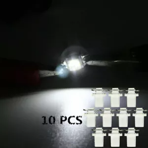 10PCS B8.5D T5 Bright LED Lamp Car Panel Gauge Speedo Dash Bulb Instrument Light - Picture 1 of 14