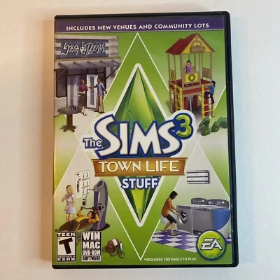 Sims 3: Town Life Stuff (Windows/Mac, 2011)  Expansion Pack - Image 1 of 3
