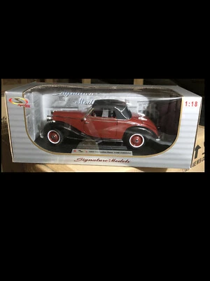 1950 Mercedes-Benz 170S Cabriolet Burgundy 1:18 Signature Models 18123 - Image 1 of 3