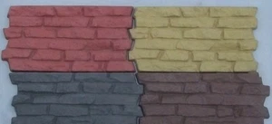 STAMPO in plastica per faccette in gesso calcestruzzo tagliatelle pietra da parete - Foto 1 di 11