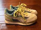 Puma Future Rider White Blue Green Girls 1 C Casual Athletic Running Sneakers