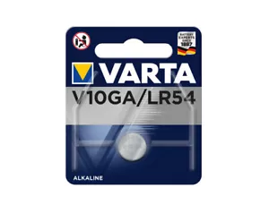4x V10GA Varta V10 GA LR54 AG 10 189 LR1130 Knopfzelle 1,5V V 10 GA AG10 - Bild 1 von 1