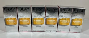 (6) Olay Regenerist Vitamin C Peptide 24 Hydrating Moisturizer 0.5 oz Trial Size - Picture 1 of 6